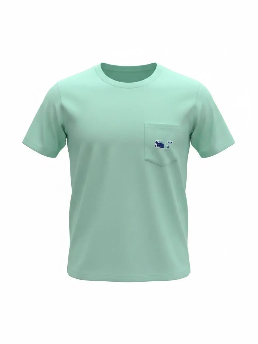 Women’s Vineyard Vines Mint Pocket Tee with Whale Logo size XS